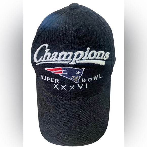 NFL NE Patriots XXXVI Super Bowl Champions Snapback Hat Cap - Picture 1 of 6
